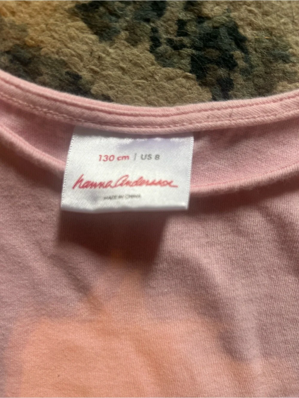 Hanna Andersson Pocket Peek Art Dress size 8 girls
